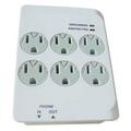 Master Electronics White 6 Outlet Surge Tap 148064